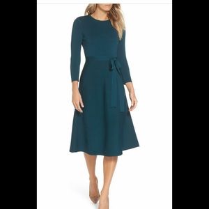 Eliza J fit and flare dress